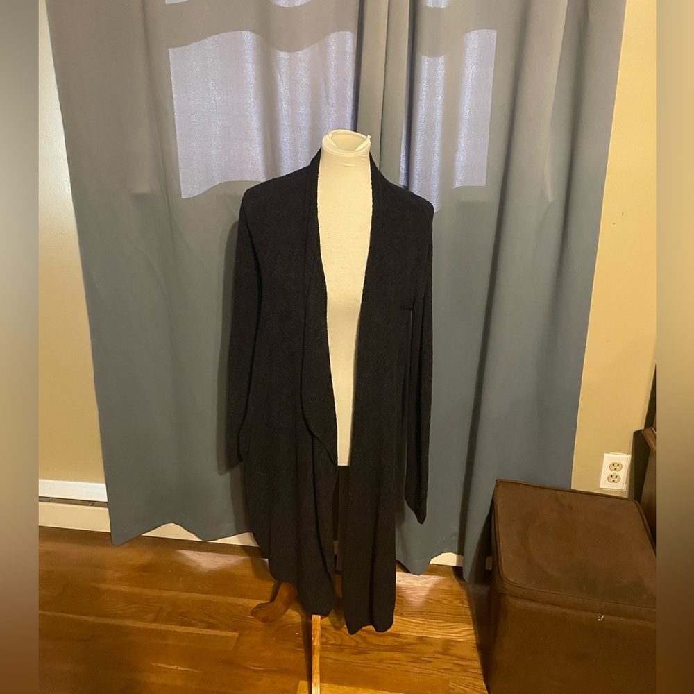Barefoot Dreams black cardigan with pockets